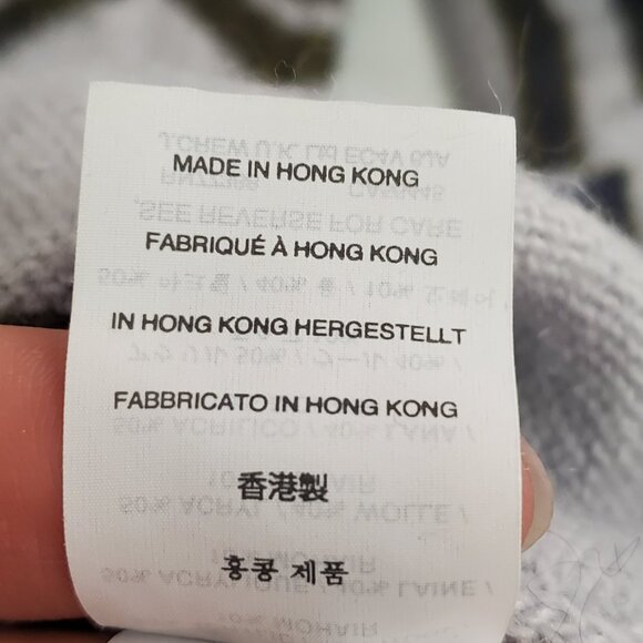 J Crew Womens Wool Mohair Nordic Sweater Size M Purple Geometric Cozy Layers - Picture 6 of 12